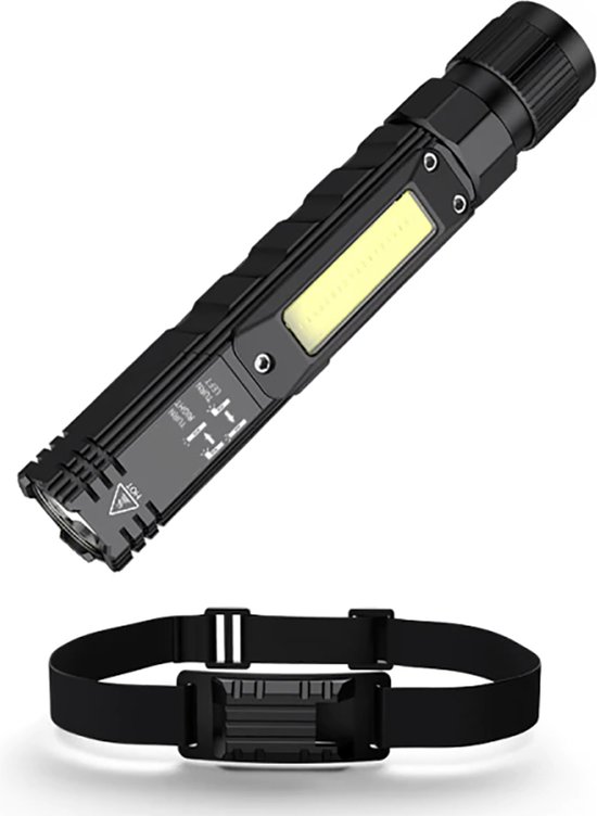 Geavanceerde Zaklamp LED, Oplaadbare LED Lichten Handheld Draagbare Spotlight Zaklamp Zoeklamp Lantaarn voor Outdoor Camping Reizen