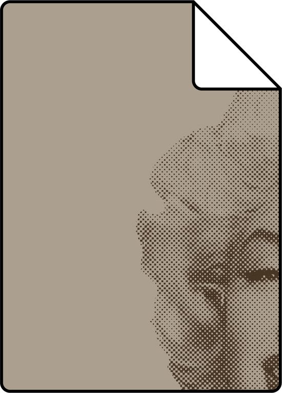 Proefstaal Origin Wallcoverings behangpapier Marilyn Monroe glanzend brons - 26,5 x 21 cm - 326351-S