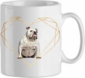 Mok Engelse bulldog 1.5| Hond| Hondenliefhebber | Cadeau| Cadeau voor hem| cadeau voor haar | Beker 31 CL