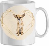 Mok Chihuahua 7.3| Hond| Hondenliefhebber | Cadeau| Cadeau voor hem| cadeau voor haar | Beker 31 CL