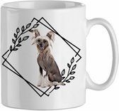 Mok chinese crested 7.5| Hond| Hondenliefhebber | Cadeau| Cadeau voor hem| cadeau voor haar | Beker 31 CL