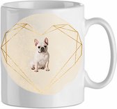 Mok franse bulldog 1.4| Hond| Hondenliefhebber | Cadeau| Cadeau voor hem| cadeau voor haar | Beker 31 CL
