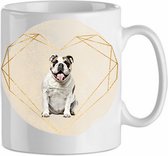 Mok Engelse bulldog 2.1| Hond| Hondenliefhebber | Cadeau| Cadeau voor hem| cadeau voor haar | Beker 31 CL