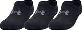 Chaussettes Under Armour Ultra Lo 1351784-002, unisexe, Zwart, Chaussettes, taille : 30-35