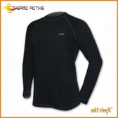 Athlex Thermo Shirt met Lange mouw  M Zwart