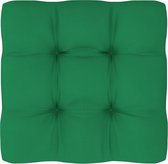 vidaXL Bankkussen pallet 50x50x10 cm groen