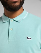 LEE PIQUE POLO MINT BLUE MENS T-SHIRTS XXL