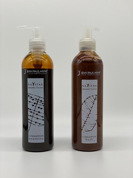 Jean Paul Mynè navitas organic touch set Cinnamon – shampoo 250ml – mask 250ml