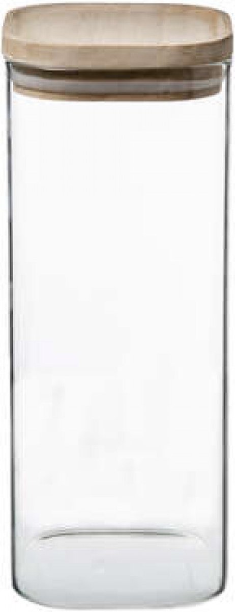 YOCOLE Voorraaddozen van glas, set van 4, 1500 ml