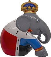 Elephant Parade - Elephant King - Handgemaakt Olifanten Beeldje - 15cm