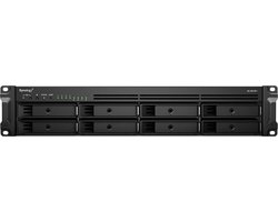 Synology RackStation RS1221RP+ – NAS Server – 2U Rackmount – AMD Ryzen – 4GB ECC RAM – Redundante Voeding