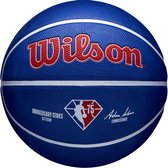Wilson NBA 75th Anniversary Outdoor - basketbal - blauw - maat 7