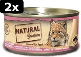 2x NATURAL GREATNESS TUNA/PRAWNS 70GR