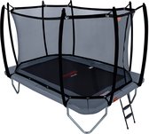 Avyna Pro-Line trampoline 234 HD Plus - 340x240 cm + Royal Class Veiligheidsnet & gratis Trapje - Grijs