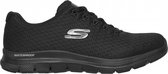 Skechers - FLEX APPEAL 4.0 - COATED FIDE - Black/Black - 39