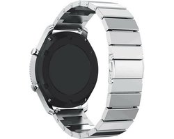 Strap-it Smartwatch bandje 22mm - bandje metaal geschikt voor Xiaomi Mi Watch / Xiaomi Watch S1 / S1 Pro / Watch 2 Pro - Active / Amazfit GTR 47mm / GTR 2 / GTR 3 - Pro / GTR 4 - OnePlus Watch - zilver