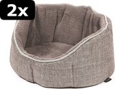 2x VITA BED DELUXE OVAAL 76CM