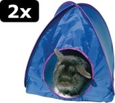 2x KNAAGDIERTENT POP-UP ASS L 36CM