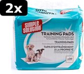 2x PUP TRAINING PADS 30ST 54X57CM