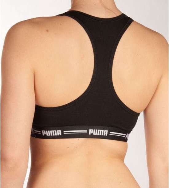 PUMA PUMA WOMEN RACER BACK TOP 1P HANG Soutien-gorge pour femme - Noir - Taille S