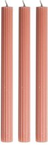 Gusta diner ribkaarsen roze - Overig - 2,5x25cm