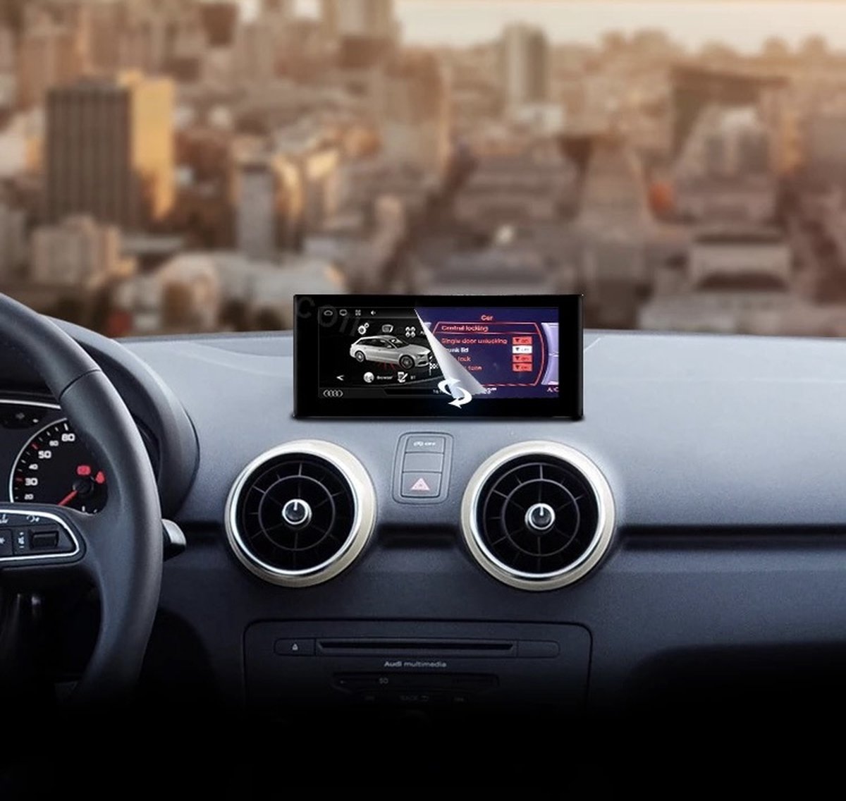 CarPlay Audi A1 2010-2018 Android 10 navigatie en multimediasysteem 4+64GB