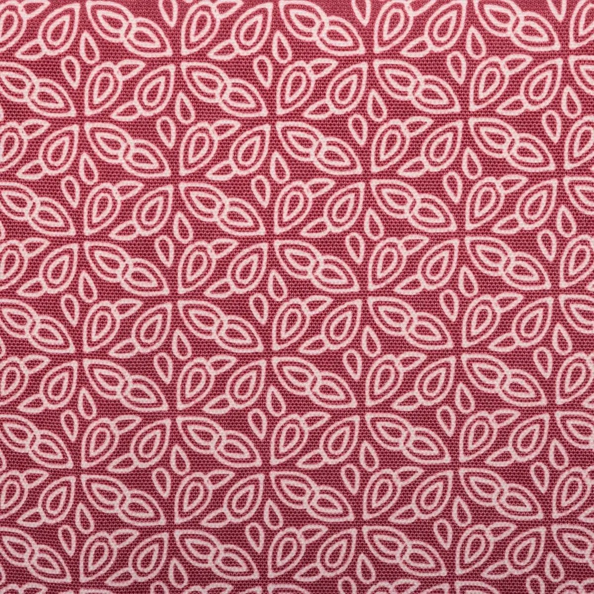 Tafelkleed van polyester rechthoekig 240 x 140 cm - rood met print - Eettafel tafellakens