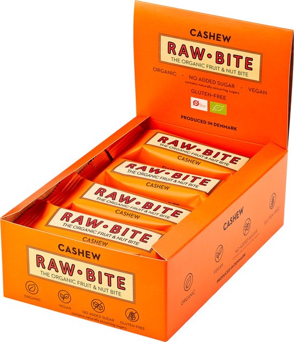 Rawbite Cashew 12 stuks - (12 x 50g)
