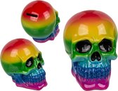 Regenboog Skull Spaarpot