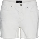 Vero Moda VMPEACH MR SHORT SHORTS ECRU Dames Short Ecru - Maat S