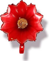 folieballon rode bloem, 40 cm Kindercrea