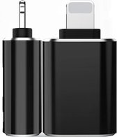 DrPhone- Adaptateur Lightning USB 3.0 Otg adapté pour IOS - Zwart