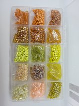 DIY Sieraden maken - Kralen Set - Rocailles - 15 Kleuren - 4 mm