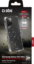 SBS Impact Telefoonhoesje geschikt voor Samsung Galaxy S22 Ultra Shockproof Hardcase Hoesje - Transparant