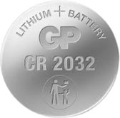 GP Batterij CR 2032 - Knoopcel - Lithium - 3Volt - 1 STUK(S)