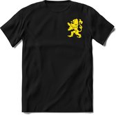 Nederland - Geel - T-Shirt Heren / Dames  - Nederland / Holland / Koningsdag Souvenirs Cadeau Shirt - grappige Spreuken, Zinnen en Teksten. Maat 3XL