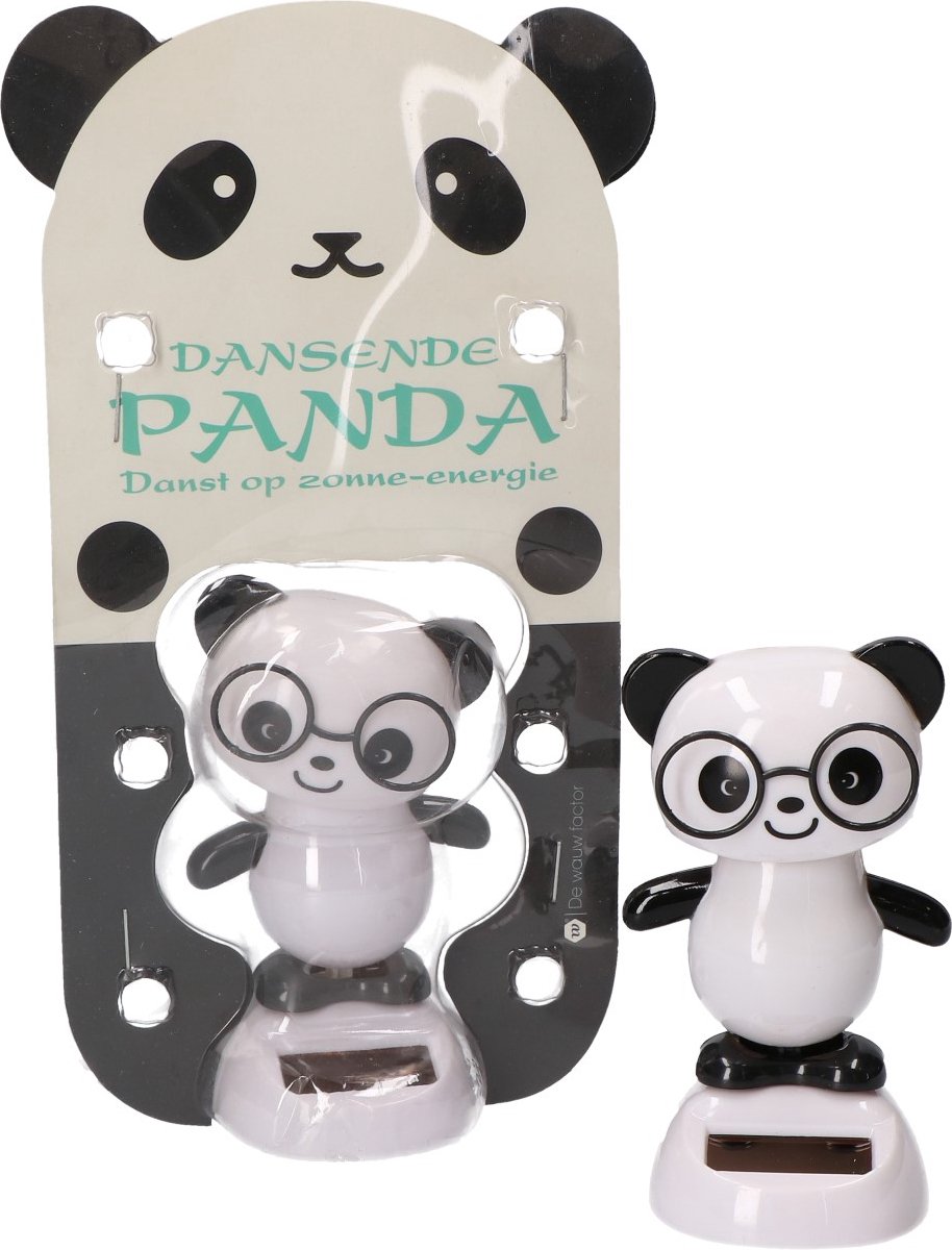 FIGURINE SOLAIRE DANSANTE OURSON/TIGRE/PANDA - Décoration Tableau De Bord Voiture Ou Bureau, Qui Bouge à La Lumière