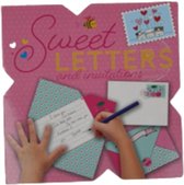 Schrijf je eigen brieven en uitnodigingen "Sweet Letters and Invitations" - Roze / Multicolor - Papier - 15 x 15 cm - DIY - Knutselen - Schrijven - Brieven - Cadeau