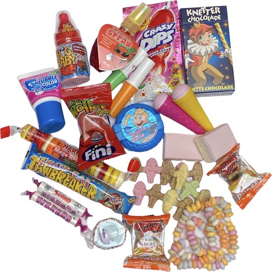 Candy Freaks - Snoep van vroeger pakket 16 delig - 90’s snoep - nostalgisch -...