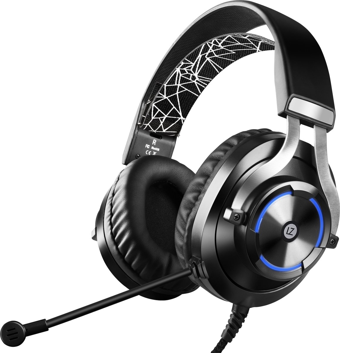 Lesenz GH-01 Gaming Headset - Bedraad - RGB - Zwart