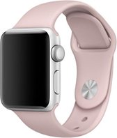 Jumada's - Bandje apple watch - Roze - Drukknop - Siliconen - 44/42 mm