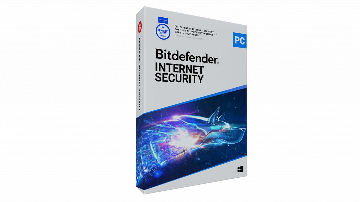 Bitdefender Internet Security 2022 - 3 apparaten - 1 Jaar - Nederlands - Windows Download
