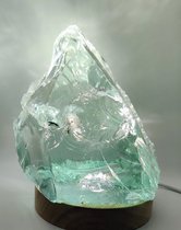 Andara Obsidiaan kristal Lamp,  1.400 kg, de Edelsteen van Lichtwerkers, Edelstenen, Tafellamp