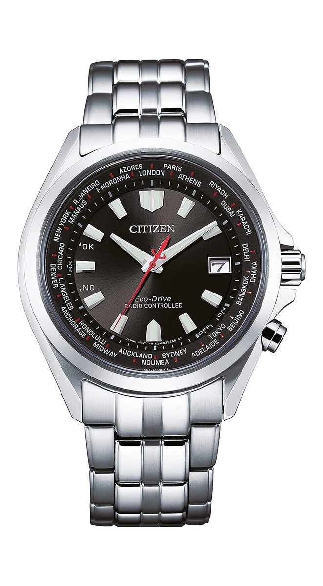 Citizen Horloge - Citizen heren horloge - Zilver - diameter 42 mm - roestvrij staal