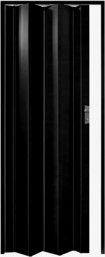 Fortesrl Maya zwarte vouwdeur zonder glas met slot BxH 83x214 cm | bol.com