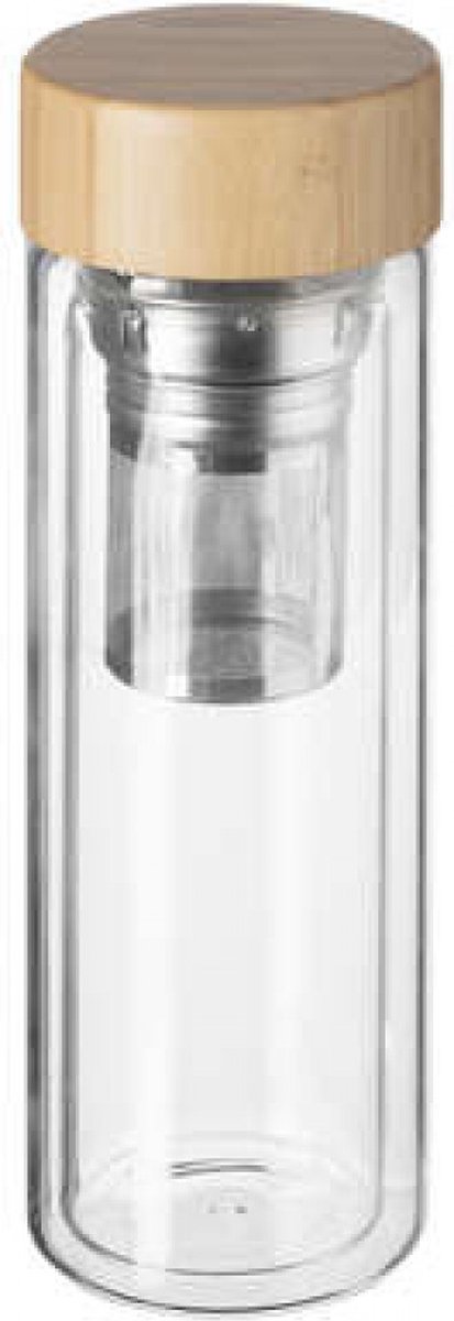 SG - Dubbelwandige Travel theepot/Theepot to go - 40 cl met filter