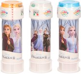 4x Disney Frozen 2 bellenblaas flesjes met spelletje 60 ml voor kinderen - Uitdeelspeelgoed - Grabbelton speelgoed