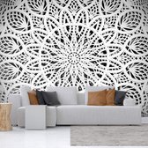 Fotobehang - White Mandala