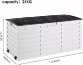 Solono Opbergbox  - Opbergbox 265 Liter - Opbergboxen - Opbergbox Buiten - Opbergdoos - Opbergbox Tuinkussenbox - Tuinkussenbox - Opbergbox binnen