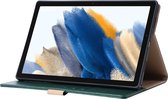 Luxe Tablet Hoes - Geschikt voor Samsung Tab A8 Hoes - 10.5 inch (2021-2022) - Groen